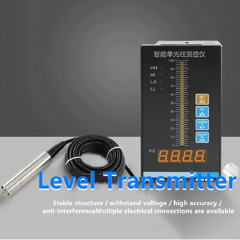 Датчик уровня жидкости входного типа датчик зонд 4-20 мА статическое давление воды