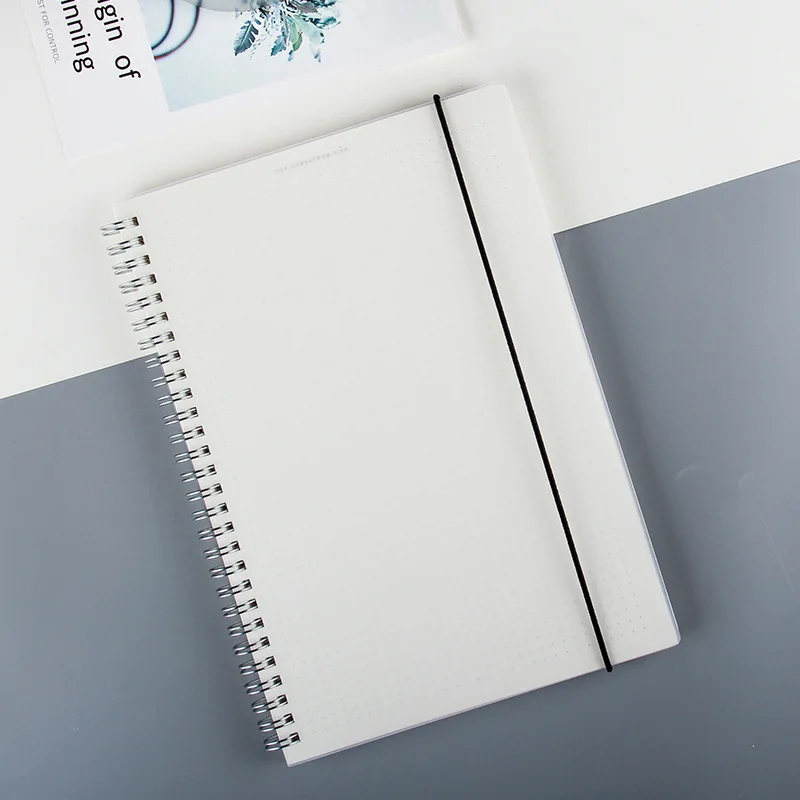 B5Spiral book coil notebook To Do мелкая миллиметровая бумага в горошек дневник блокнот для