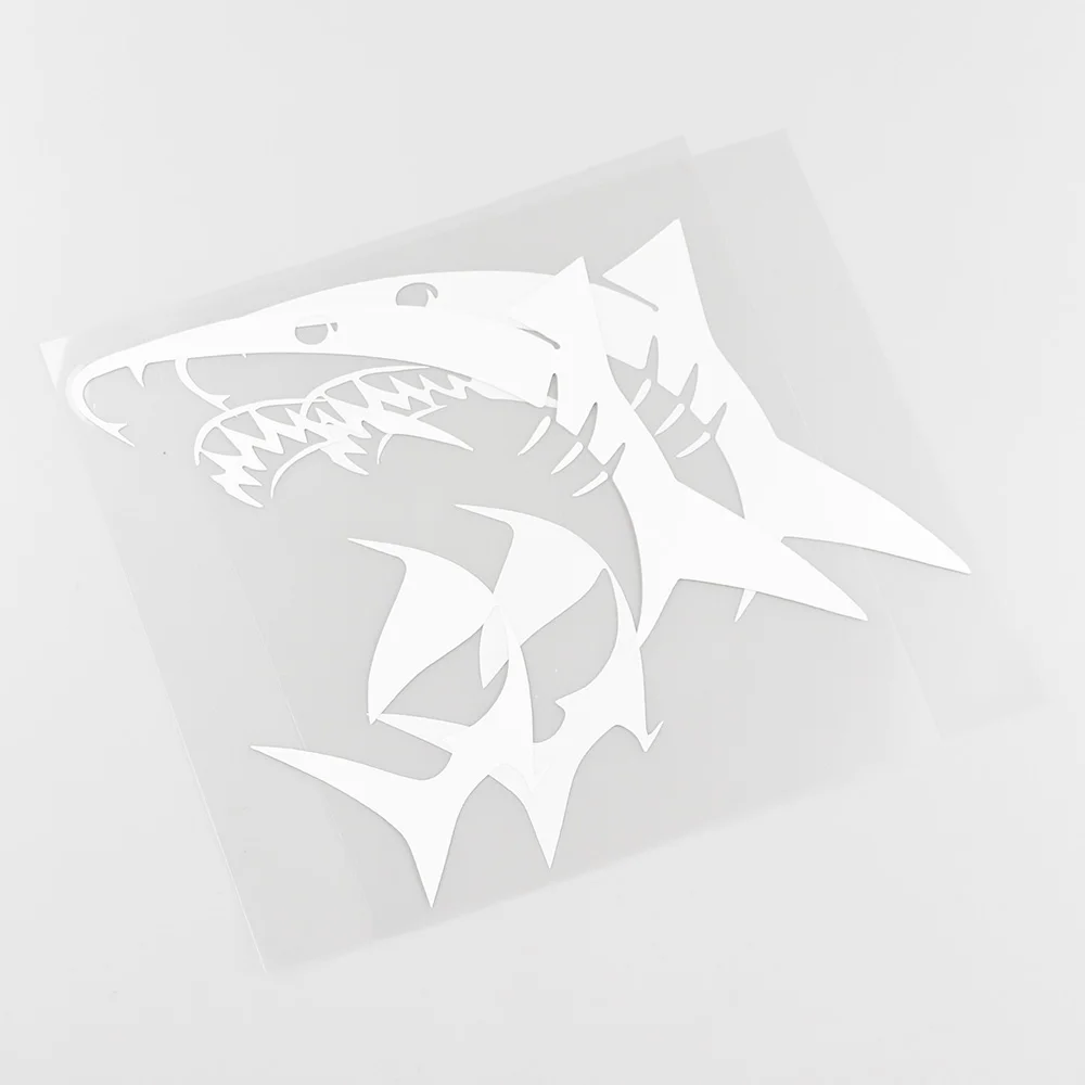 Виниловая наклейка YJZT на автомобиль 16 1 см х 15 с зубами Angry Shark водонепроницаемая