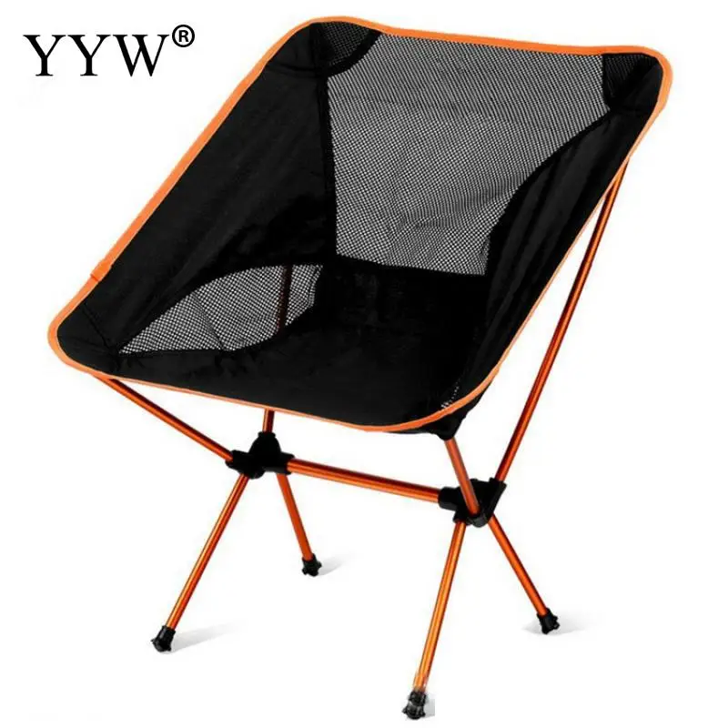 

Portable Fishing Folding Stool Chair Lightweight Camp Chair For Hiking Picnic Bbq Beach Outdoor Camping Chair Max Load 150kg