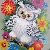 full square diamond 5d diy diamond painting owl embroidery round cross stitch rhinestone mosaic painting home decor gift