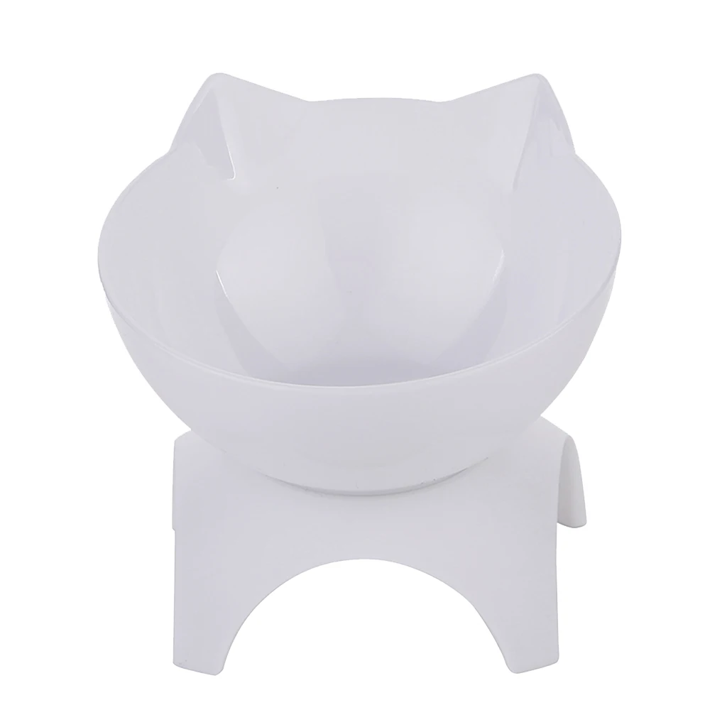 Милая поднятая миска для кошек и собак 15 наклонных поднятых пищевых контейнеров