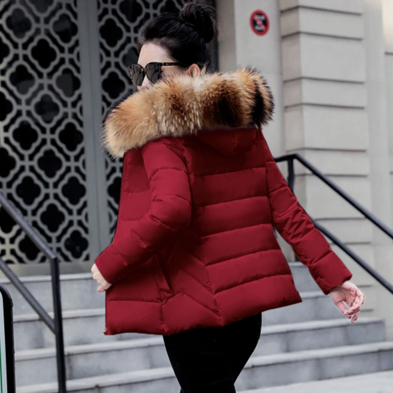 2020 зимняя женская куртка размера плюс 4XL Женская парка утепленная верхняя одежда