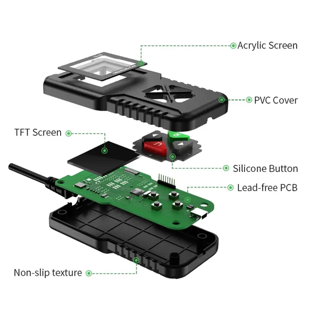 Ediag YA101 OBDII/EOBD тест на батарею настоящий 16pin считыватель кодов диаграмма datastream USB
