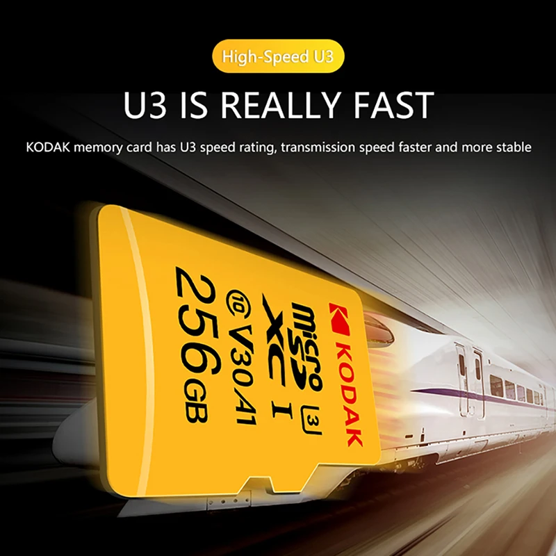 Карта памяти KODAK Micro SD 128 ГБ 256 512 32 64 U1 TF 4K класс 10|Карты памяти| |