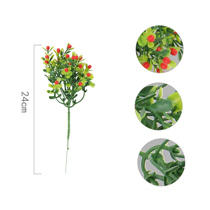 

10pcs/Bunch Artificial Milan Flowers Bouquet For Party Wedding Flower Bouquet Artificial Silk Flowers For Home Party Decoration