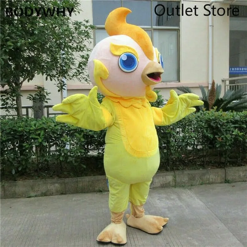 Костюм талисмана с птицей Милое нарядное платье для костюмированной вечеринки