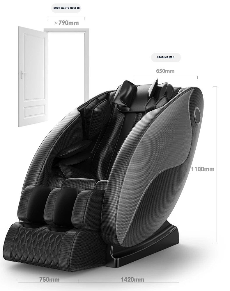 Роскошное 4D электрическое автоматическое массажное кресло с нулевой