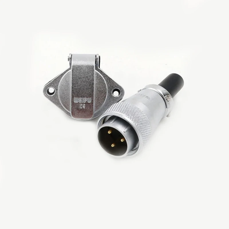 WS24 электрические клеммные провода панели Промышленный разъем питания M24 2Pin 3Pin 4Pin