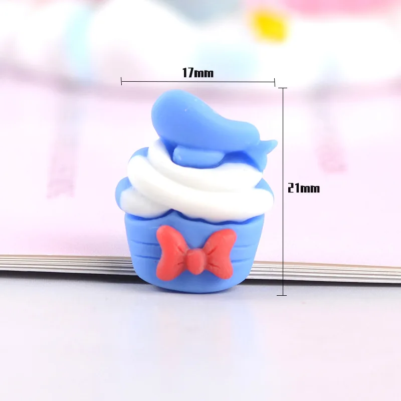 Kawaii плоские &quotсделай сам&quot с имитацией Мороженое Торт Смола Кабошоны плоской