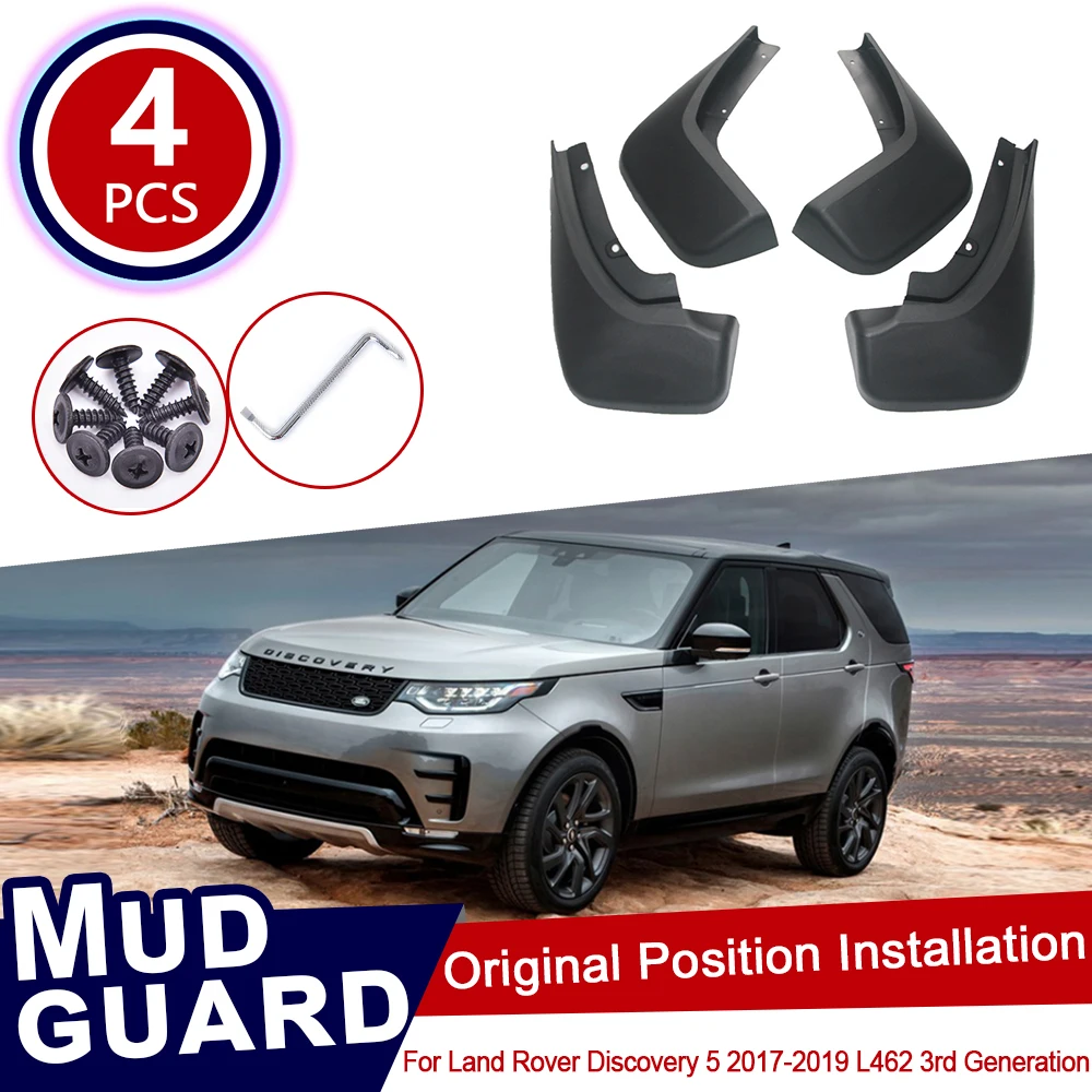4 шт. для Land Rover Discovery 5 L462 2017 2018 2019 Автомобильные Брызговики передние и задние