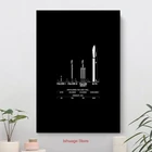 Big F ing Rocket BFR SpaceX, арбуз мусс, постеры и принты, новинка, горячая фотография, Декор для дома, офиса, отеля, квартиры