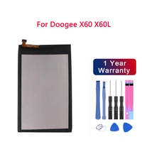 high quality original for doogee x60 x60l battery replacement 3300mah parts battery for doogee x60 x60l batteries free tools