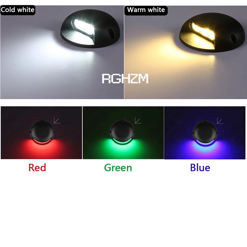 Водонепроницаемый светодиодный светильник IP68 2 Вт 3 6 9 для улицы земли сада