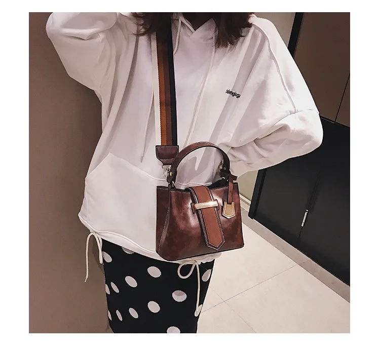 Vintage Luxury Bag New Handbags for Women 2019 Female Brand Leather Shoulder Handbag Lady Crossbody Messenger Bags Casual | Багаж и сумки