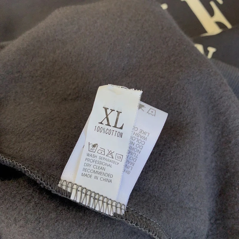 

Askyurself Vintage Hoodie 3D Foam Print Askyurself Sweatshirts Men Women Cotton AYS Washed Old Pullover Hoody AYS Pullover