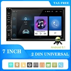 Автомагнитола на Android 10, универсальный мультимедийный видеоплеер с GPS, для Volkswagen, Nissan, Hyundai, Kia, toyota, типоразмер 2 Din