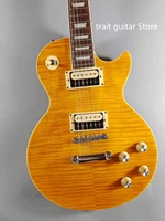 high quality guitar mahogany body rosewood fingerboard shiny yello environmentally friendly paint free shipping