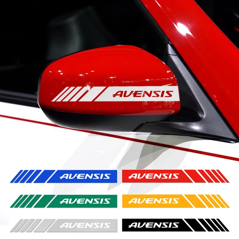 2 шт. наклейка на зеркало заднего вида светоотражающие наклейки и для автомобиля