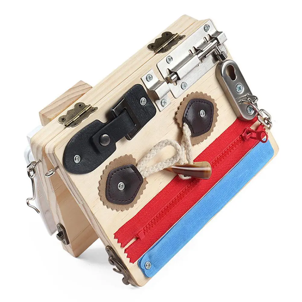 

Activity Busy Board Montessori Baby Toys Basic Skills Activities Baby Toys Sensory Board Toddlers Ntelligence Development