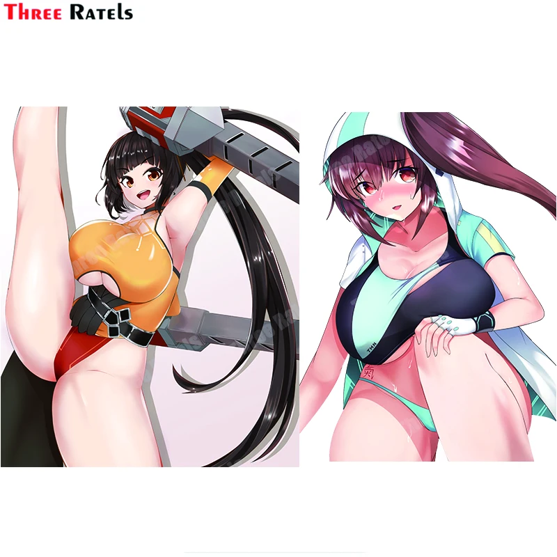 

Three Ratels B132 Tiequan Last Origin Anime Sexy Car Sticker Laptop Window Wall Decal Decoration For Jeep Wrangler Accessories