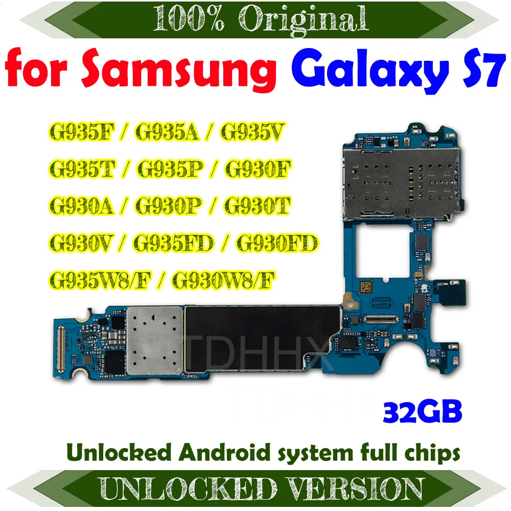 Материнская плата для Samsung Galaxy S7 edge G935F G935A G935V G935T G935P G930F G930A G930P G930T G930V G935FD G930FD