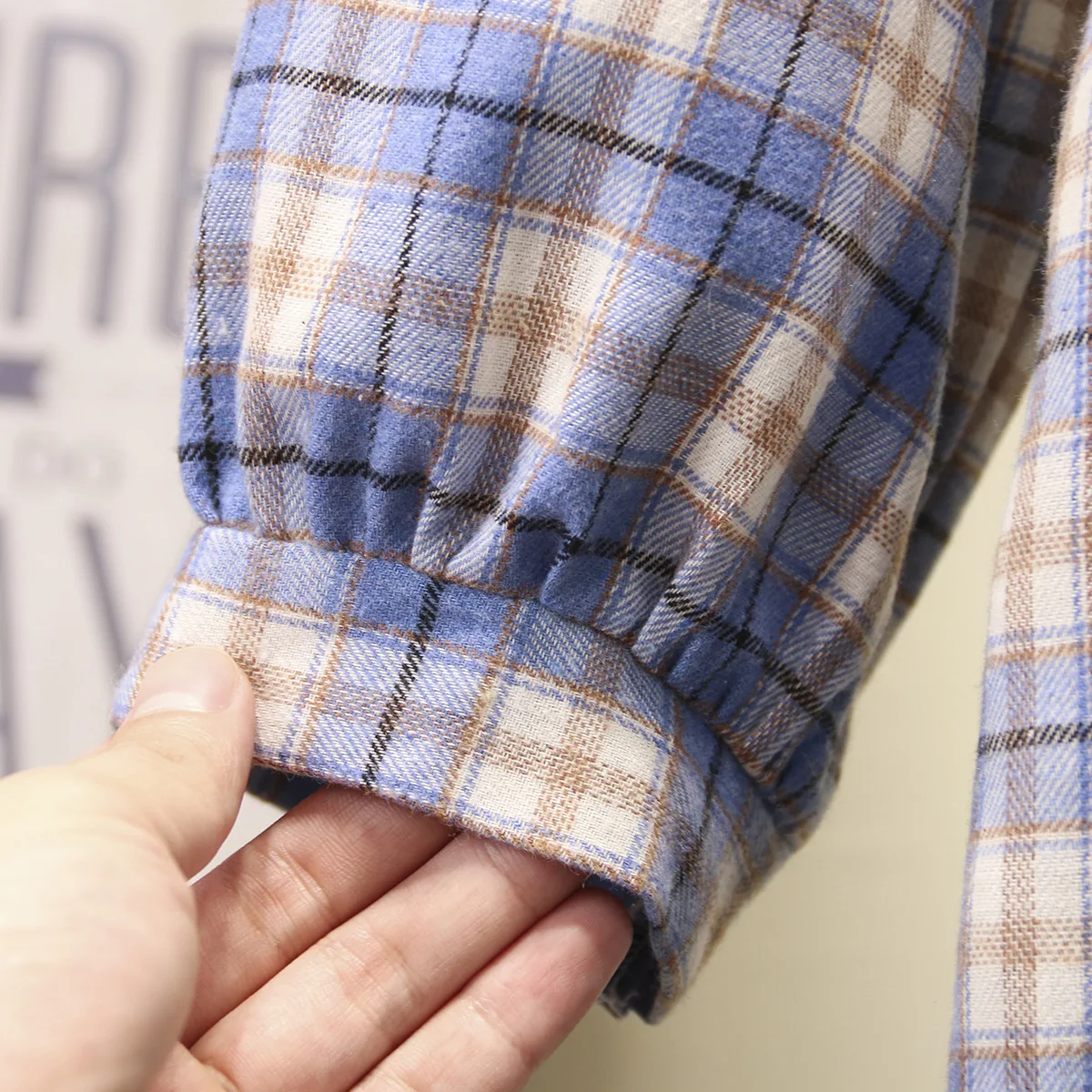 

Oversize Women Plaid Shirt Spring/Autumn Loose Single Breasted Pocket BRUSHED Tops Casual Fashion 2020