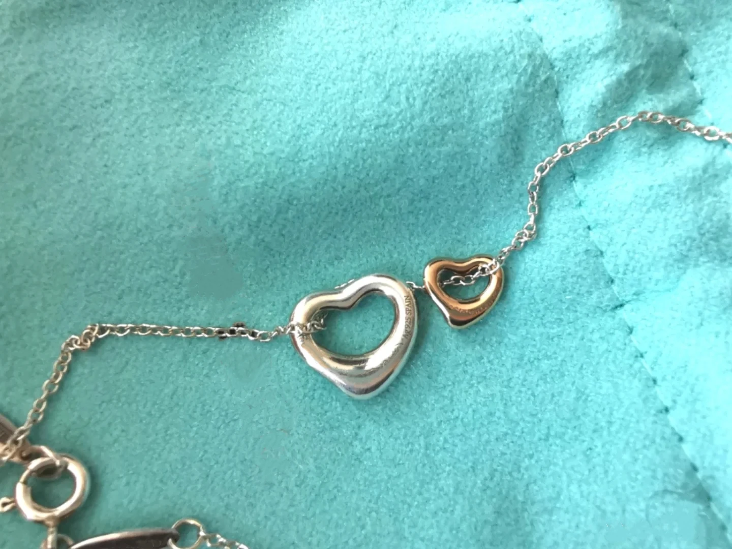 

Sterling silver 925 rose gold heart-shaped necklace female classical romantic style jewelry, holiday gifts