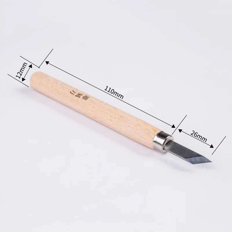 5pcs Wood Carving Chisel Tool Set For Woodworking Professional Wood Carving Knife Rubber Stamp Tool Kit