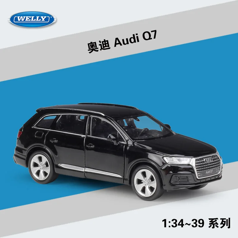 1:36 Велли Audi Q7 Q3 литье под давлением модель автомобиля из сплава для