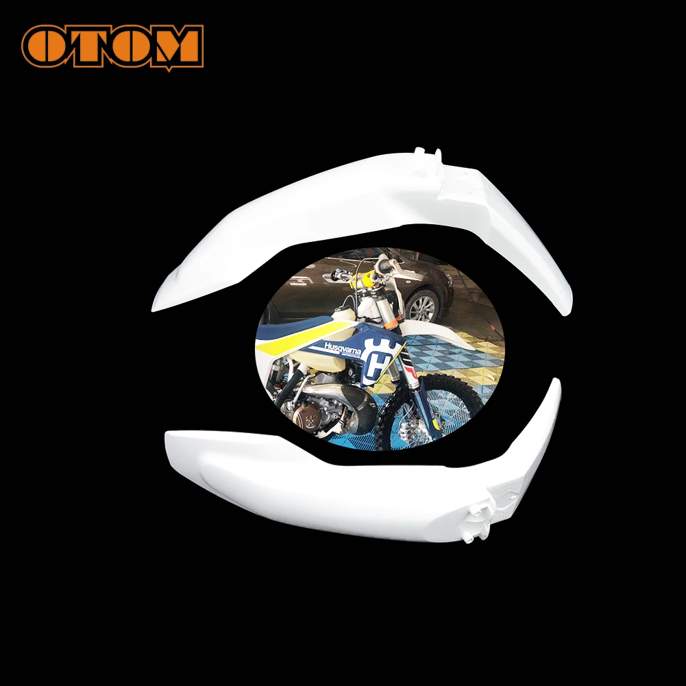 

OTOM Motorcycle Front Plastic Fender Mud Guard For HUSQVARNA FC TC FX FE TE TX 125 250 300 350 450 Dirt Bike Enduro 2016 2017 18