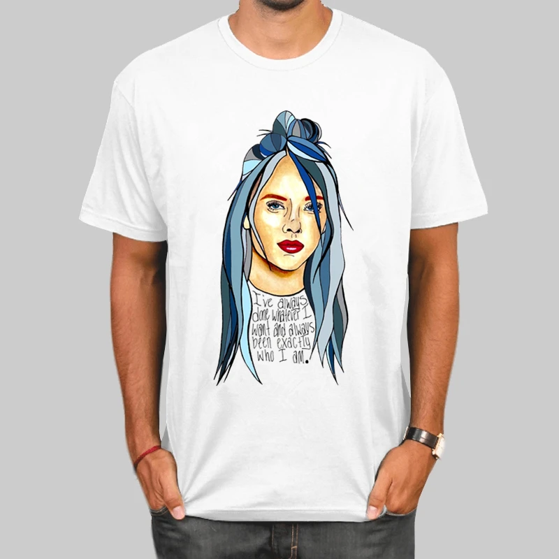Billie Eilish мужские футболки с круглым вырезом и принтом, модные мужские и женские топы, футболка с коротким рукавом, футболка унисекс