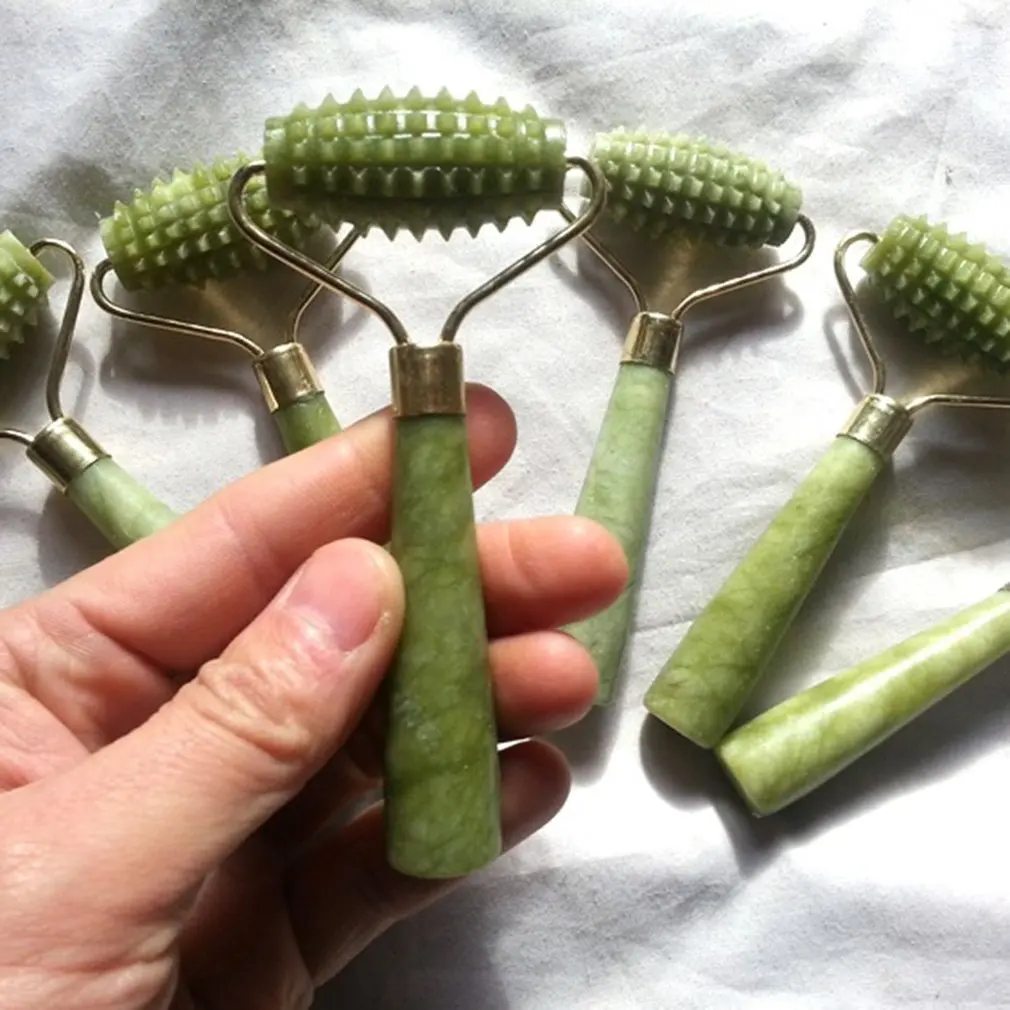 

Serpentine Jade Roller Slimming Face Massager Lifting Tool Natural Jade Facial Massage Roller Stone Skin Massage Beauty Care