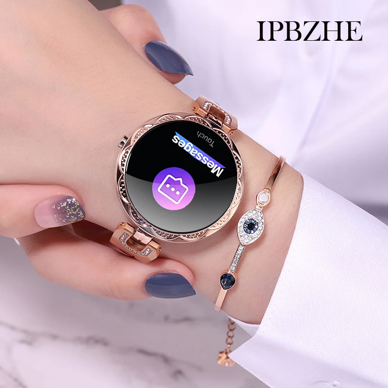 Ipbzhe бизнес Смарт часы для женщин 2021 ЭКГ крови кислородом Reloj Inteligente умные детей