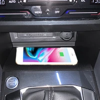 15W Car wireless charger fast phone charger charging holder phone adapter for Tiguan Allspace Tiguan MK2 Tharu 2017-2021