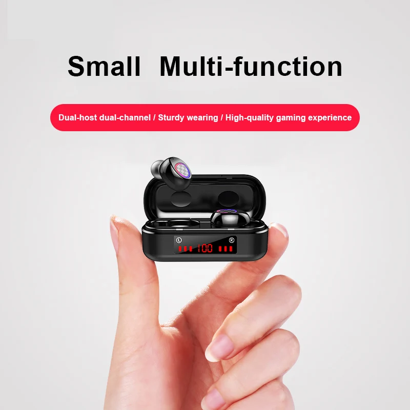 Bluetooth наушники TWS с цифровым дисплеем светодиодный дисплей беспроводная bluetooth