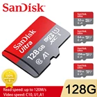 Карта памяти SanDisk Ultra microSDHC C10,U1,Full HD,A1,Micro SD карта 128 ГБ 200 ГБ 256 ГБ 64 ГБ 512 ТБ TF флеш-карты Trans