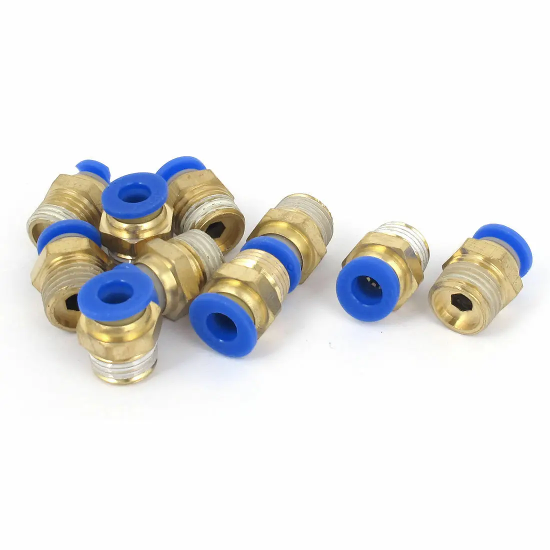 10 шт. PL6 02 1/4BSP до 6mm пневматический Прямые фитинги для быстрого подключения