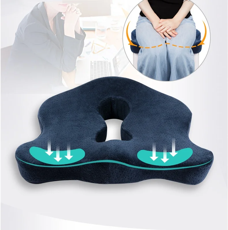 Подушка из пенопласта с эффектом памяти подушка для сиденья автомобиля мужчин и