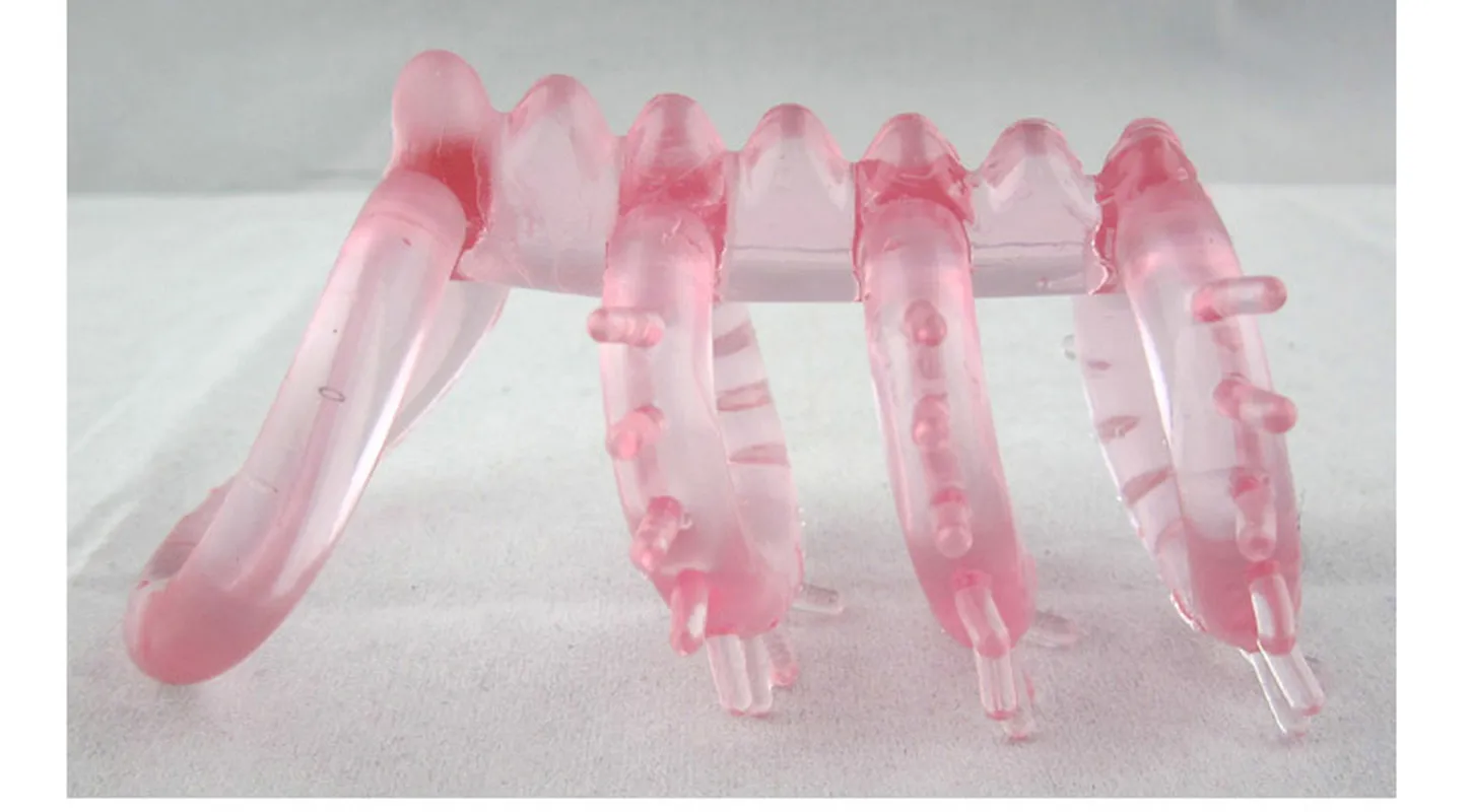 Силиконовое кольцо для пениса мужчин эротическое удлиняющее с задержкой Тройное