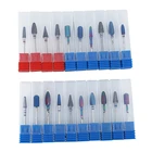 Вольфрамовая фреза для ногтей 1 шт., вращающаяся фреза для ногтей, фрезы для ногтей, электрическая дрель для маникюра и педикюра, инструменты, аксессуары