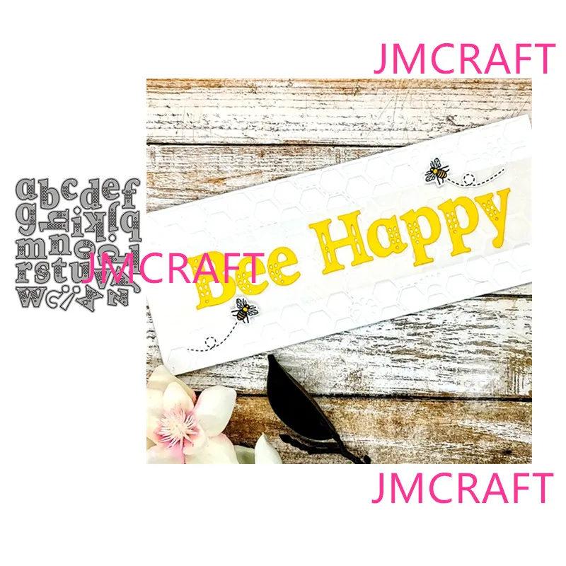 

JMCRAFT 2021 Lowercase English Letters Metal Cutting Die For Scrapbooking Practice Hands-on DIY Album Card Handmade Tool