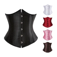 sexy gothic underbust corset and waist cincher bustiers top workout shape body belt plus size lingerie s 6xl