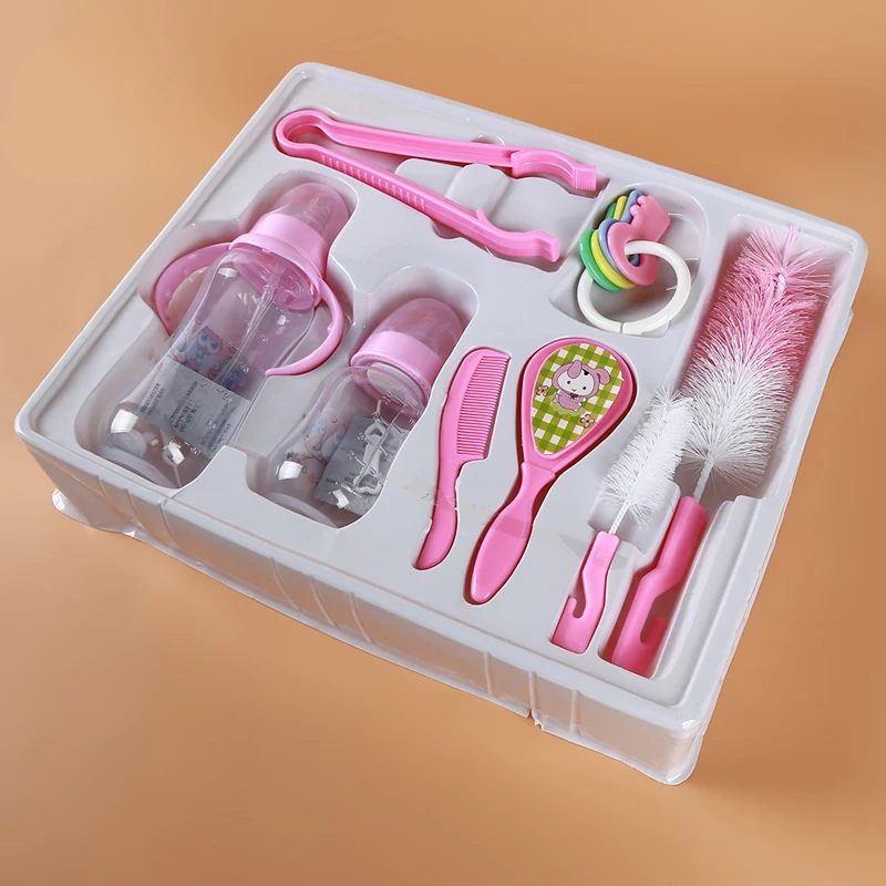 8 шт./компл. Набор для кормления новорожденных детей Прорезыватель зубов коробка