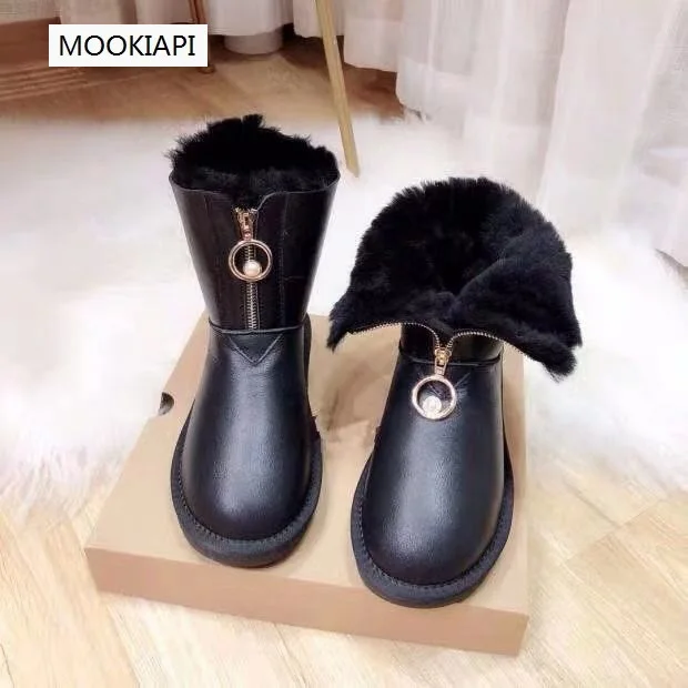 

The highest quality snow boots in Australia in 2019, real sheepskin, 100% natural wool, womenshoes with zippers, free delivery