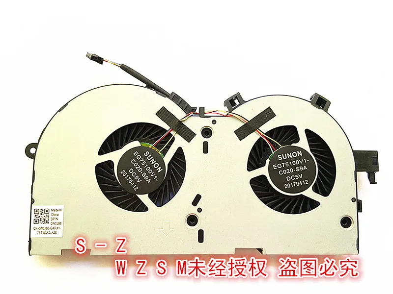 Новый оригинальный охлаждающий вентилятор WZSM для ноутбука LENOVO Legion Rescue er Y520 R520 R720