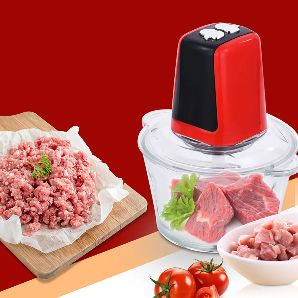 3L 220V Электрический измельчитель мощная Мясорубка Нержавеющая сталь