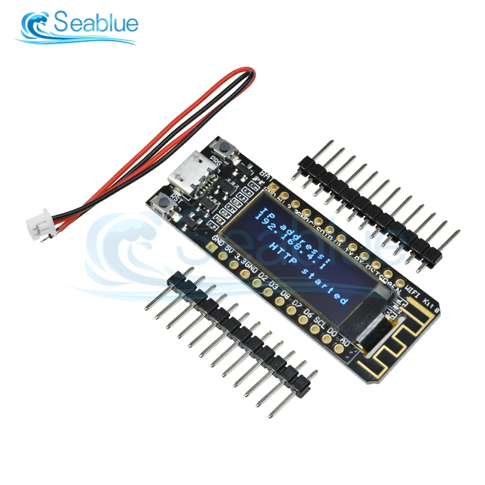 Макетная плата ESP8266 OLED-дисплей 0 91 дюйма 32 Мб флэш-памяти CP2014 модуль NodeMcu для Arduino IOT