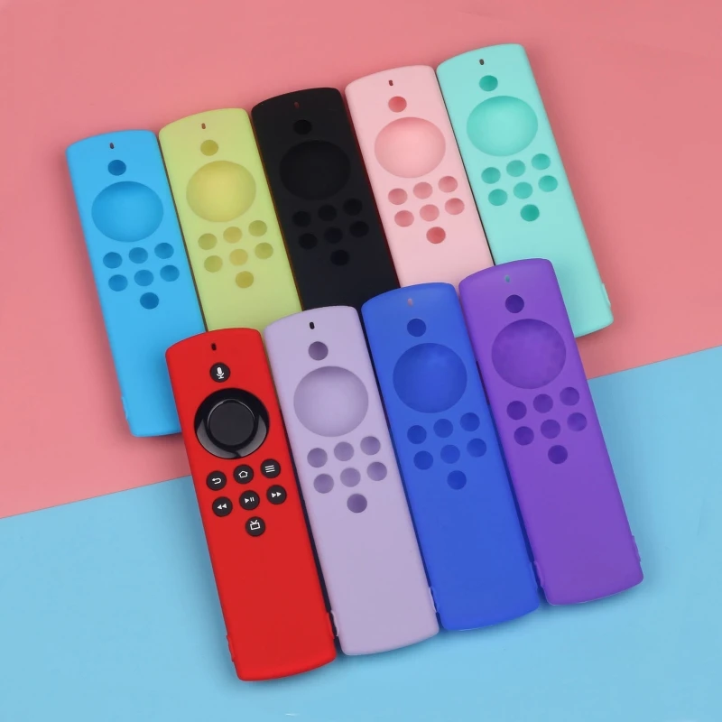 

Silicone Case Forr Amazon Fire TV Stick Lite Remote Control Shockproof Anti-Slip Replacement Protective Cover Case