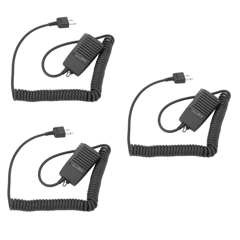 

3X ручной микрофон для Icom Ic-V8 V85 V82 Ic-T2H T8A 2At W32A E90 Radio